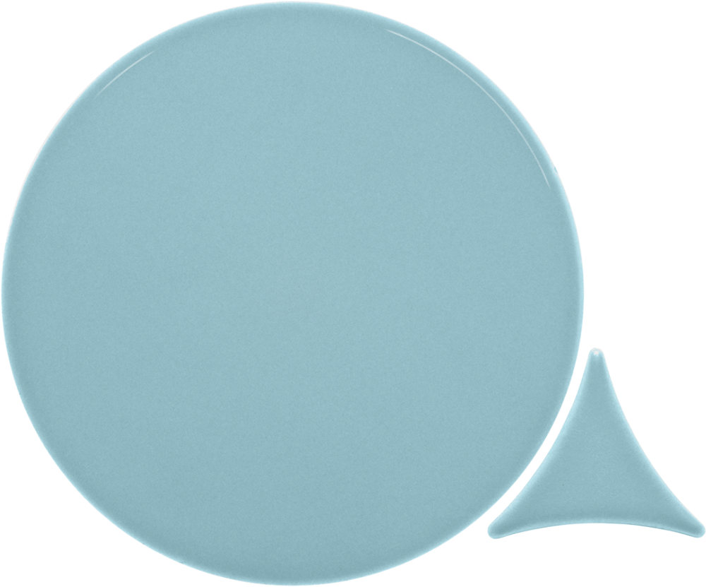 Azulejo 16x16 Circulo Brillo Color Blue