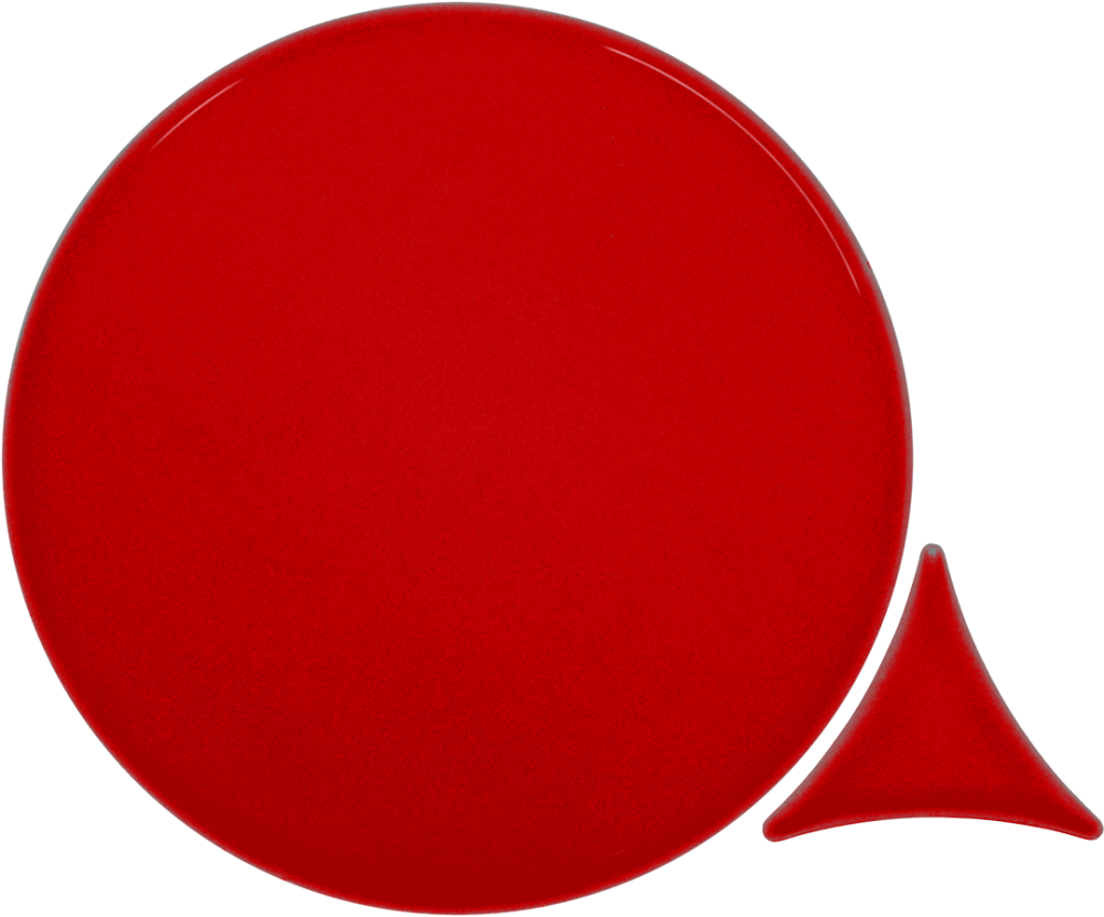 Azulejo 16x16 Circulo Brillo Color Red