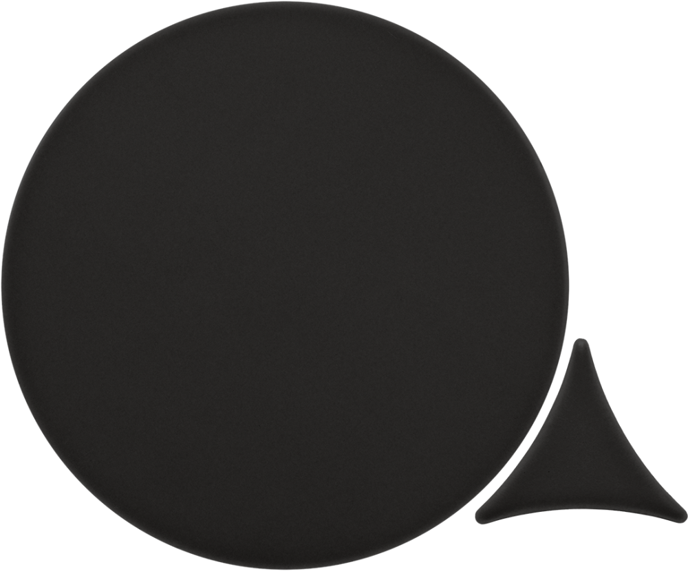 Azulejo 16x16 Circulo Mate Color Matt Black